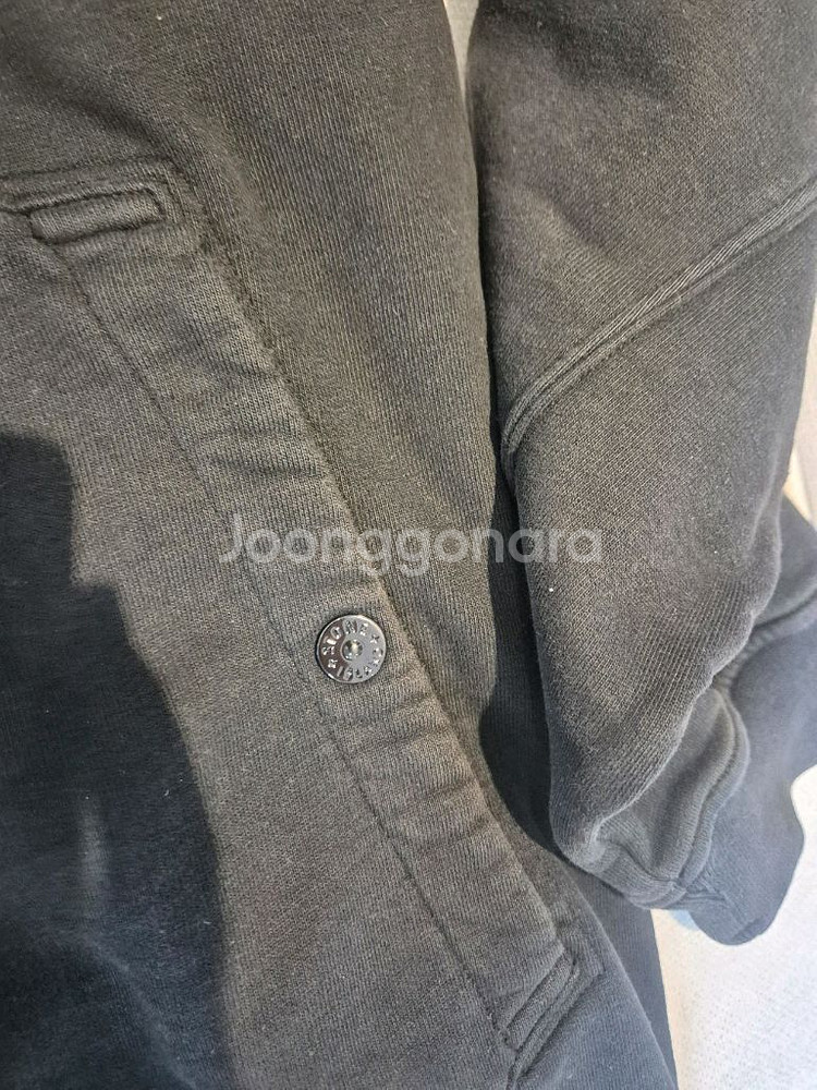 스톤아일랜드 후드티셔츠 블랙(XL size)--2