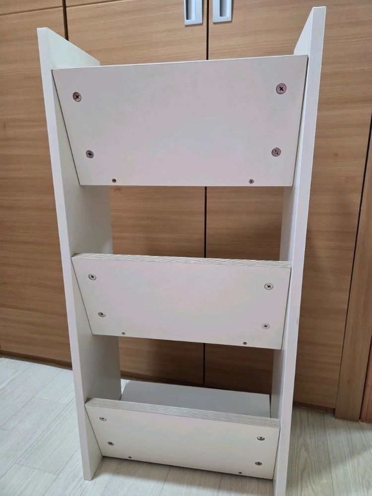 아이 3단책장, 키즈책장, 유아책꽂이 이미지