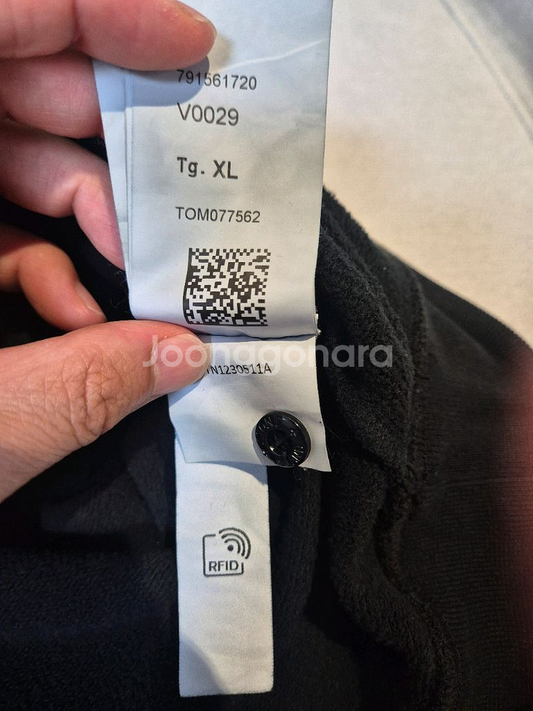 스톤아일랜드 후드티셔츠 블랙(XL size)--5