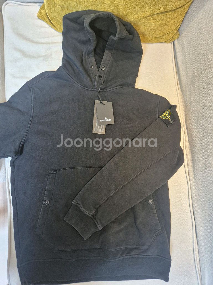 스톤아일랜드 후드티셔츠 블랙(XL size)--6