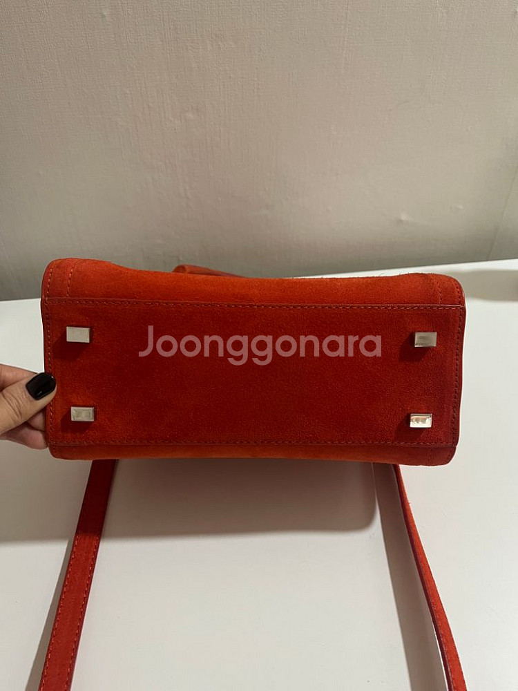 r2w 멘디백 스웨이드 오렌지--4