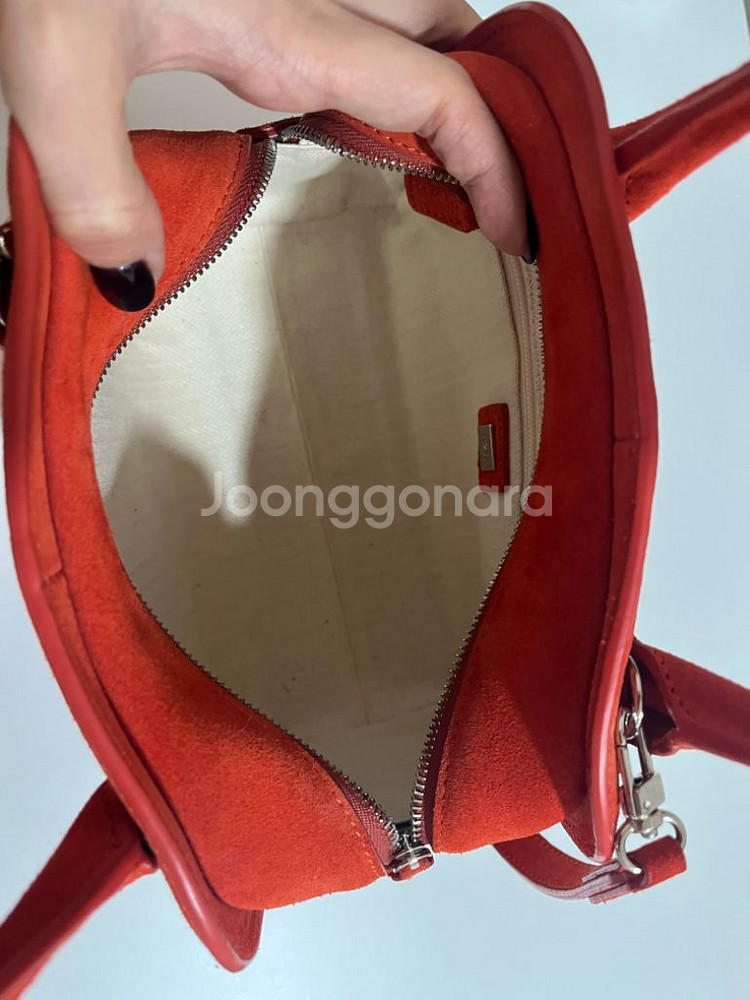 r2w 멘디백 스웨이드 오렌지--5