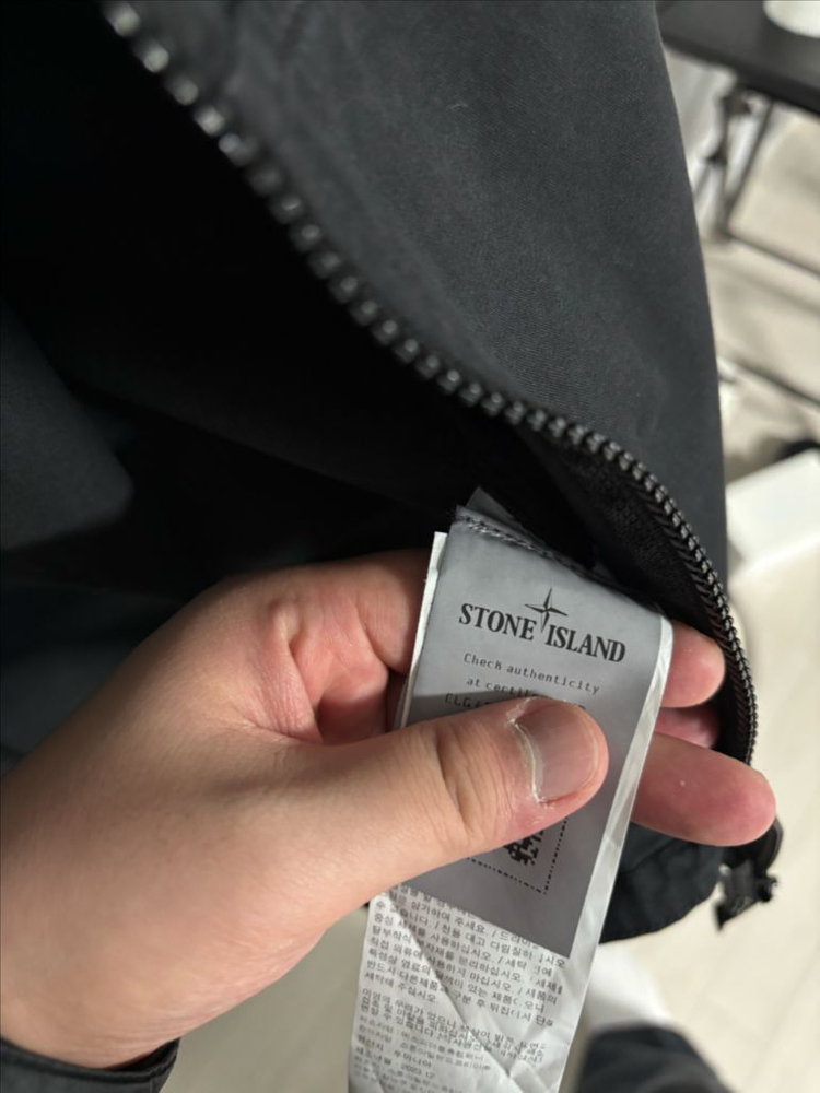 스톤아일랜드 가먼트 오버셔츠 블랙--2