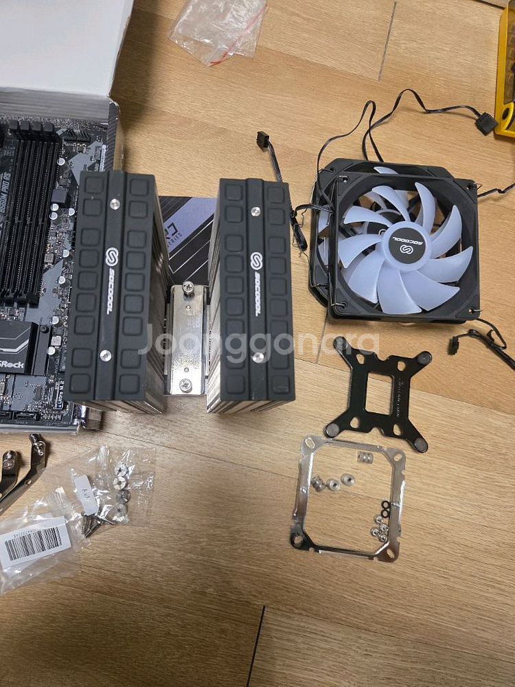 b660m pro rs,i5-12500 cpu 및 쿨러--2