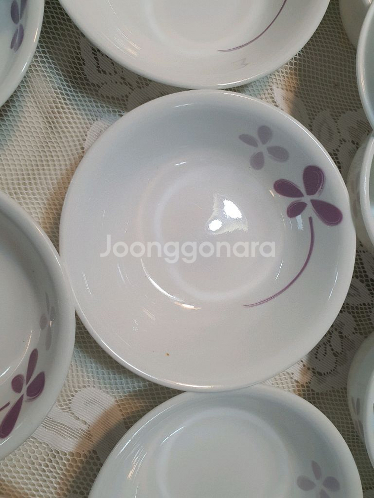 빈티지 코렐 행운의 크로바 개당값--4