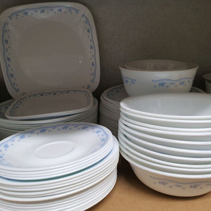 빈티지 코렐 모닝블루 개당값