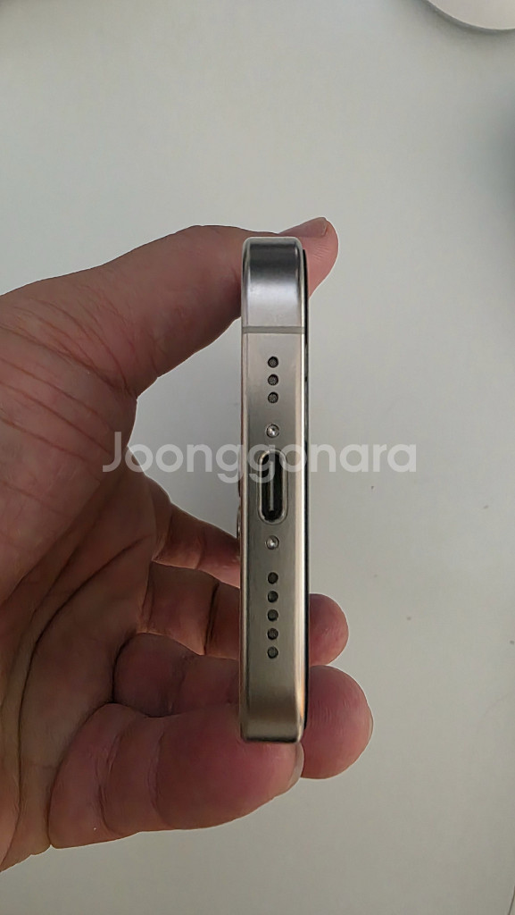 아이폰 15프로 256GB 실버 케어1018 풀박스--3