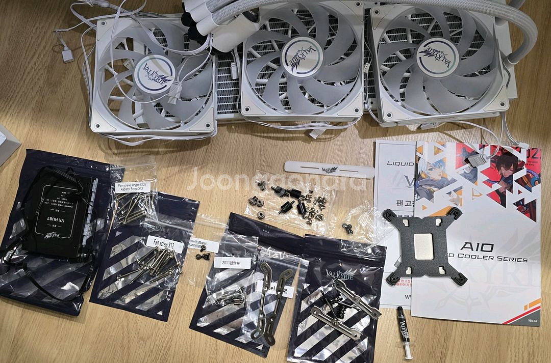 발키리 c420 argb 화이트 cpu 수냉쿨러--0
