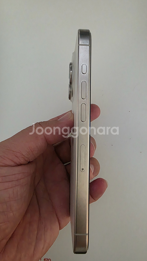 아이폰 15프로 256GB 실버 케어1018 풀박스--11