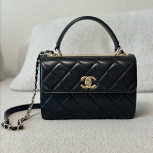 샤넬 트렌디 CC백 블랙 램스킨 스몰