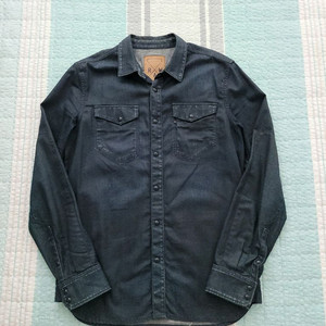 지스타로우 Gstarraw 블랙코팅 데님셔츠 100사이