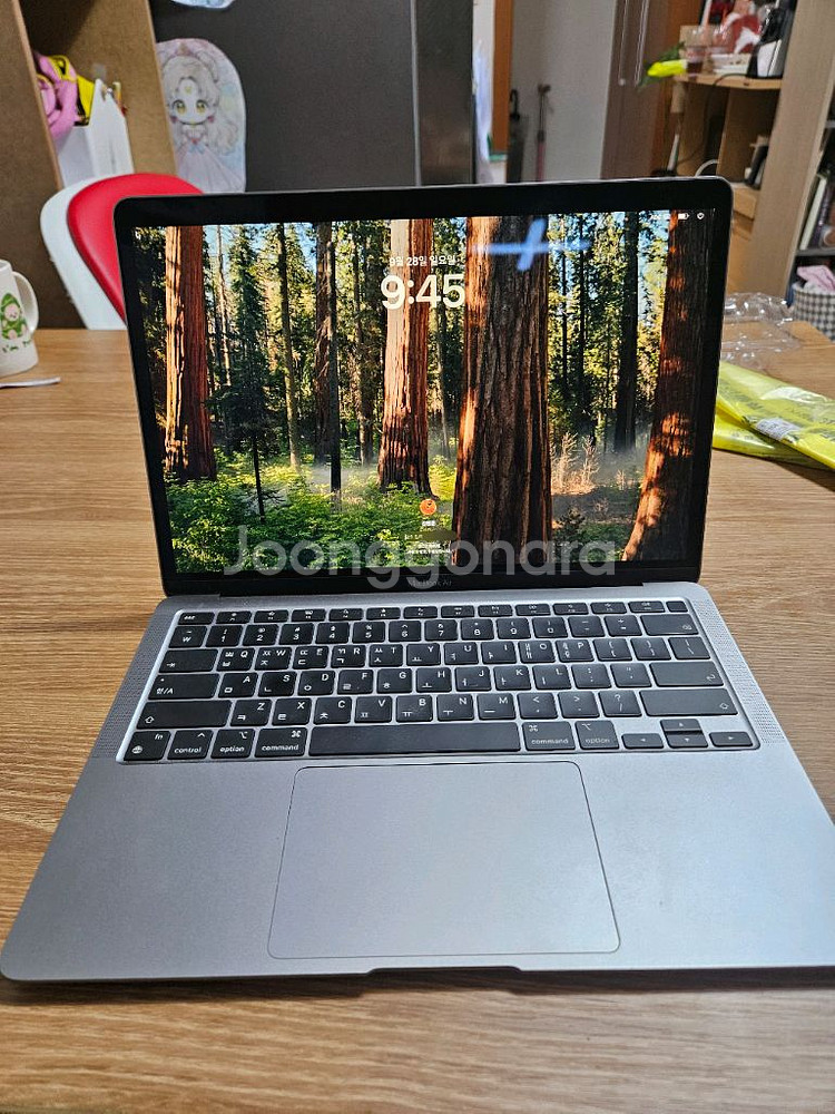 맥북에어m1 램8 ssd512 스페이스그레이--2