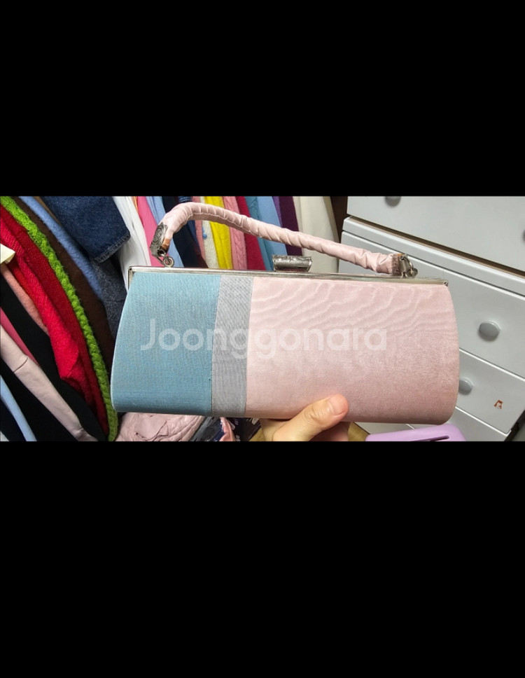 여성 분홍색 한복+가방+버선+신발--8