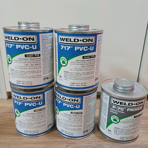 미사용 웰드온 717 PVC 본드,프라이머 판매해요
