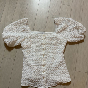 시에 sie 아디나 스퀘어 퍼프 블라우스 화이트 xs