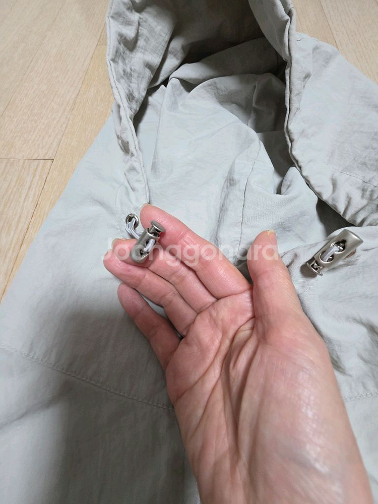 귀여운 남성 간절기 후드점퍼--5