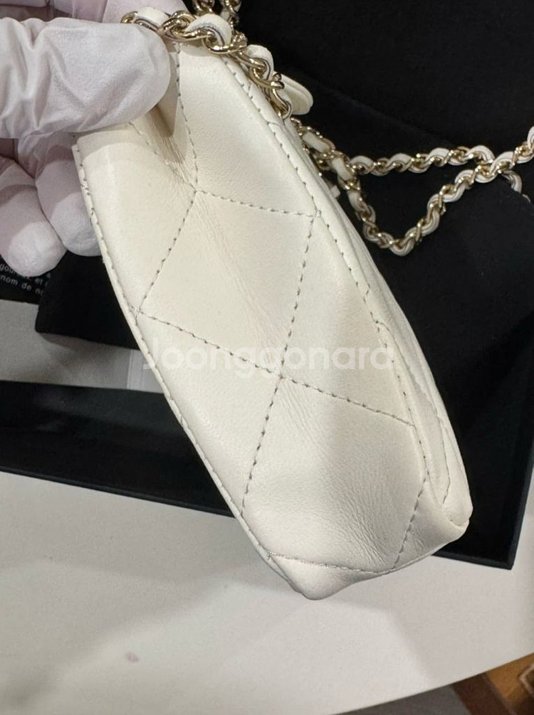 샤넬 베니티 버킷 화이트--2