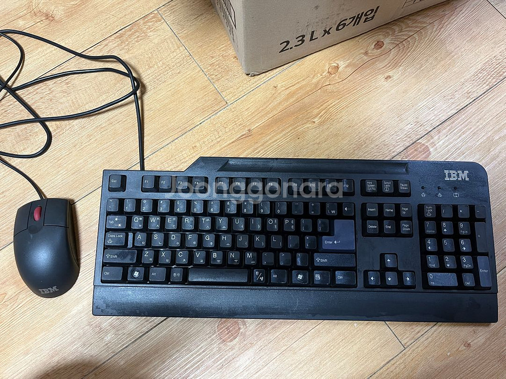 ibm 멤브레인 키보드 (sk-8825) + 마우스--0