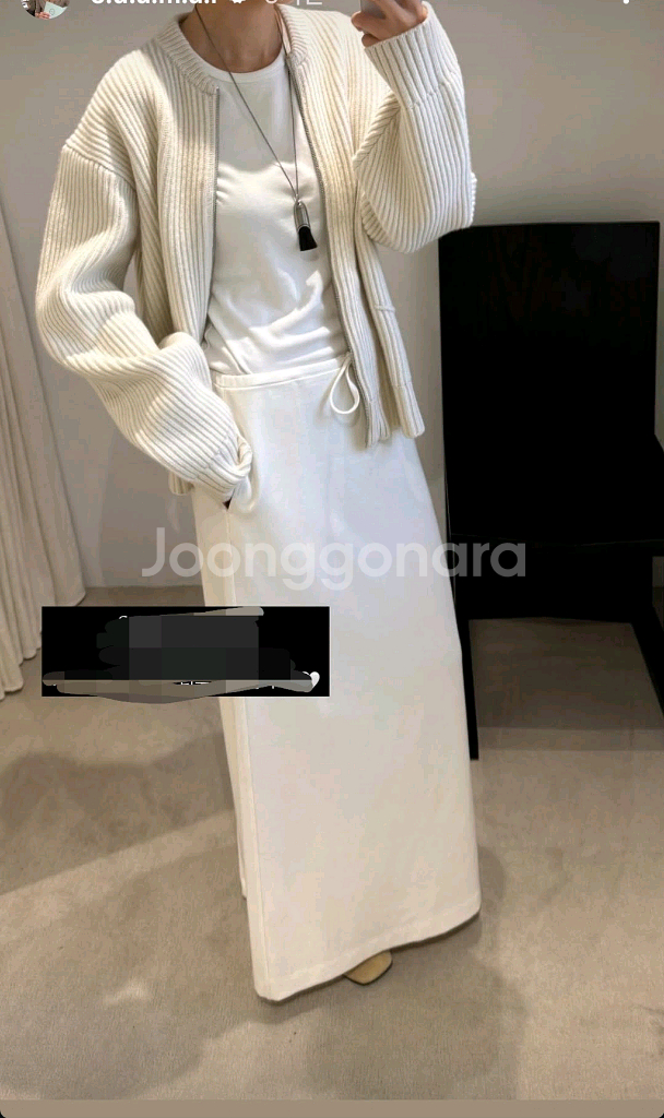 스트링 롱스커트 M--9