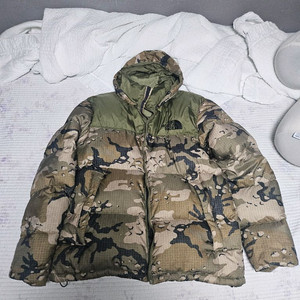 [L]노스페이스 한정 구스 눕시 카모