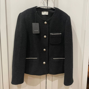 더아이잗 고급스러운 트위드 자켓