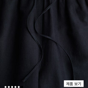 H&M 린넨 블렌드 네이비 팬츠 m