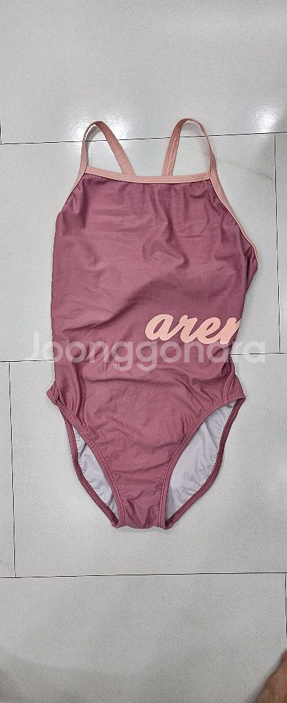 아레나 원피스 드롭백 마카롱 실내수영복--1