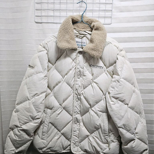 디스커버리 뽀글이 카라 패딩 구스다운점퍼 사이즈 100