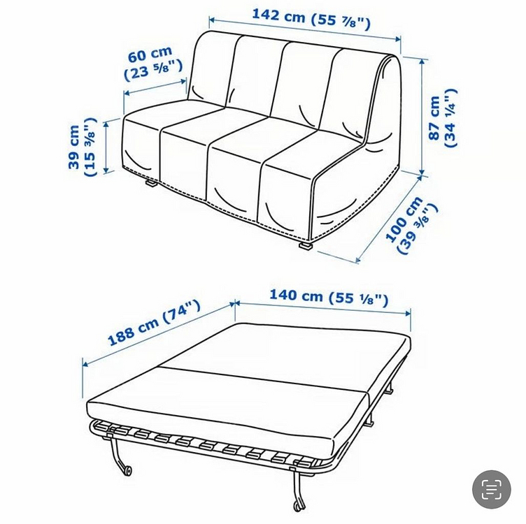 이케아 뤽셀레 뢰보스 소바베드(경기 화성)--8