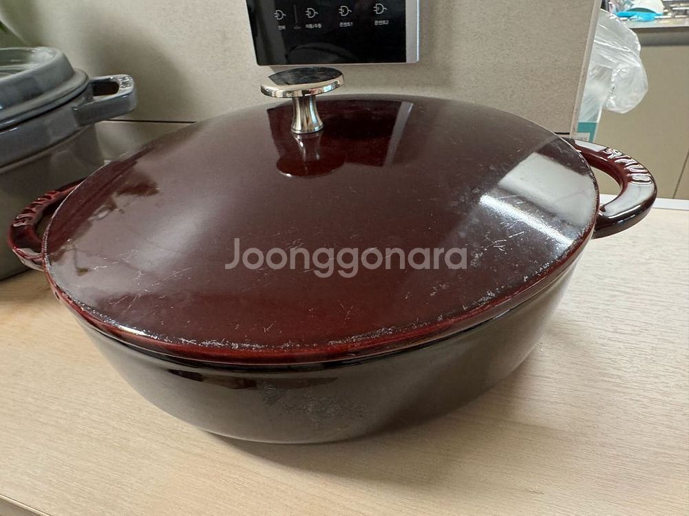 스타우브 24cm 중고중 고인이 만큼 실 사진 꼼꼼이--7