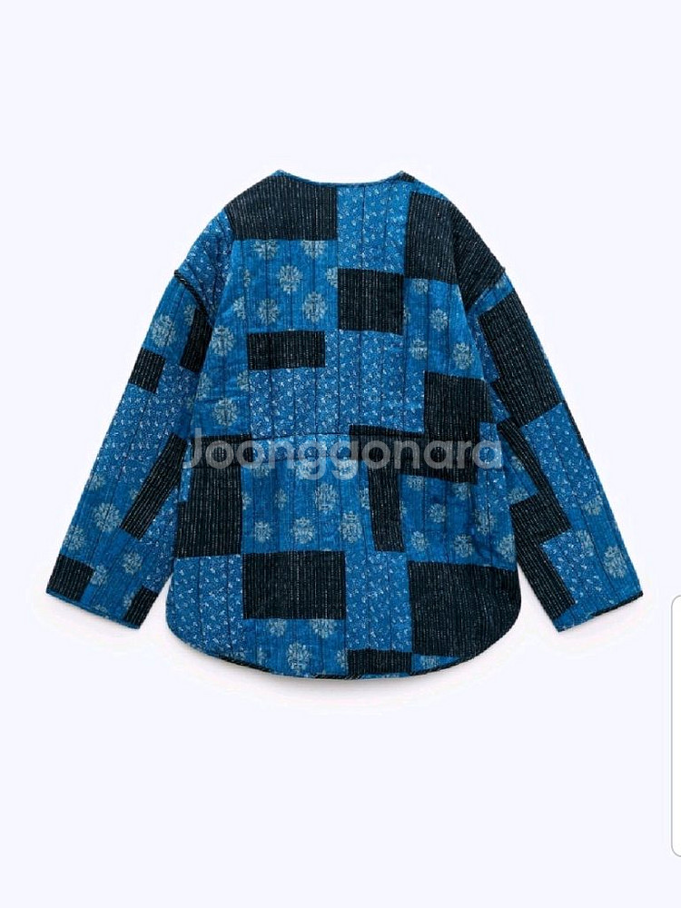 자라 패치워크 퀼팅 자켓--2