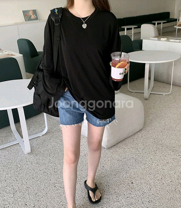 육육걸즈 냉장고 여름 쿨 긴팔 티셔츠 살안타템--3