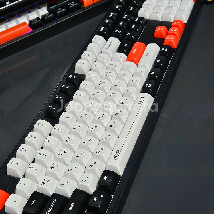 앱코 무선 저소음 블루투스 멤브레인 키보드--0