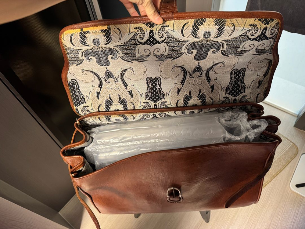 [유럽 빈티지] 리얼 레더 여행 가방(상당히 큼 주의.--4