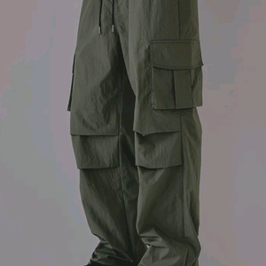 (마카사이트)나일론 카고 파라수트 (카키,블랙일괄)