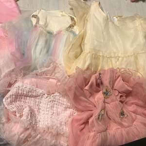 130 공주 원피스 5개 파스텔톤 드레스 모음