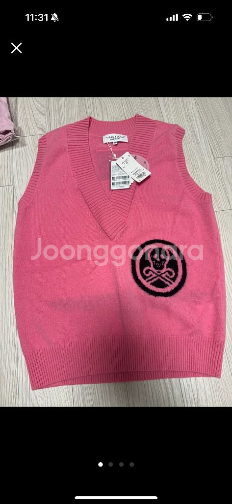 마크앤로나 골프 니트 베스트 38--0