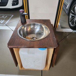 캠핑 싱크대 자작