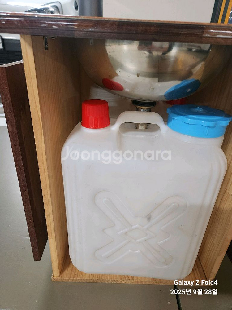 캠핑 싱크대 자작--1