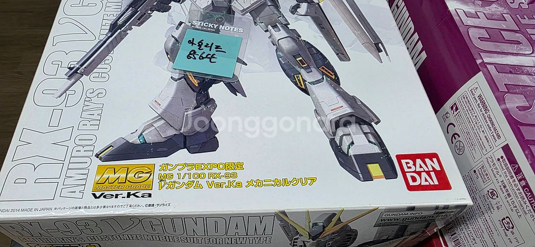 반다이 엑스포 한정 MG 뉴 건담 메카니컬 클리어--0
