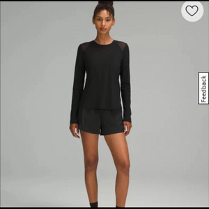 룰루레몬 스컬프트 롱슬리브(새상품)