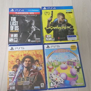 ps4,ps5 미개봉 게임 각 1.5