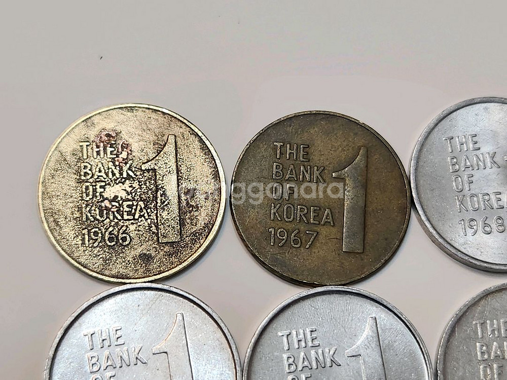 옛날동전, 1966년~1983년 (상태 완전 좋음)--1