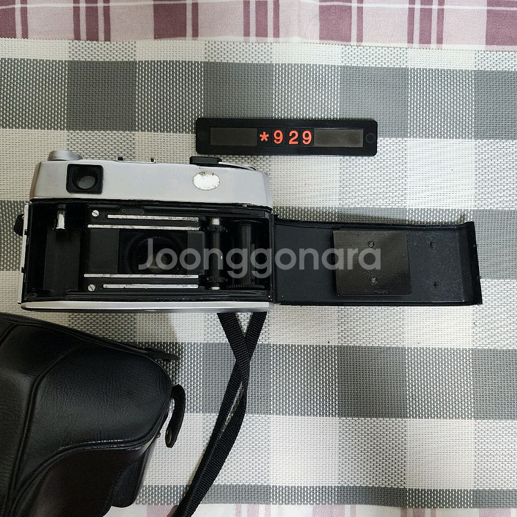 코비카 35 BC-1 필름카메라 실버바디 케이스포함--4