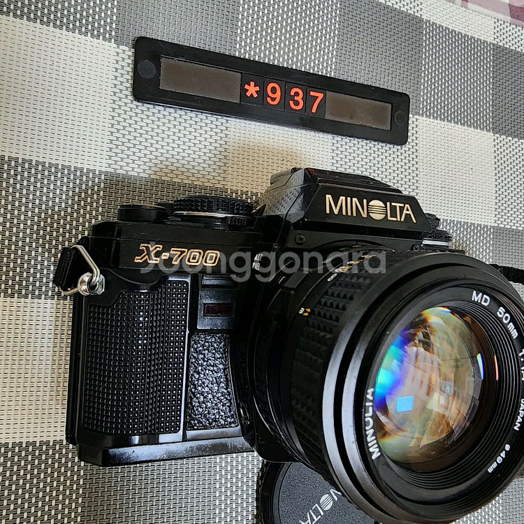 미놀타 X-700 필름카메라 1.4 단렌즈--1