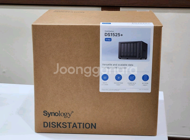 시놀로지 DS1525+ NAS 4TB 5EA 새상품--1