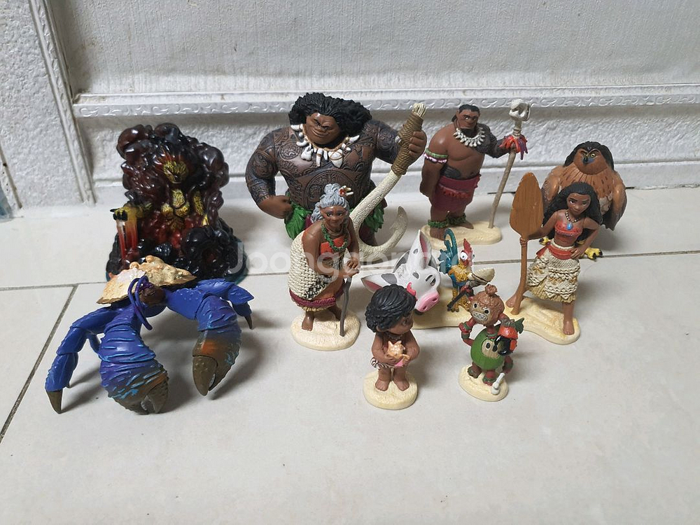 디즈니정품 모하나 피규어 세트--0