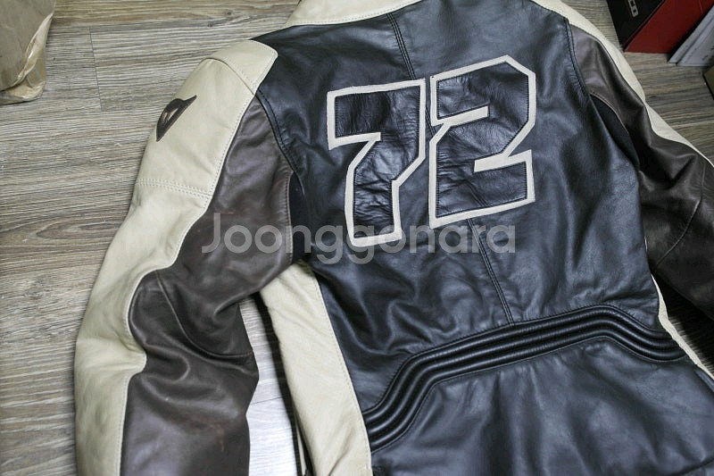 다이네즈 여성 가죽 자켓 38호 -베이지색---5
