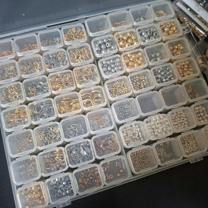 비즈 공예 키링 액세서리 부자재 오링 은볼 써지컬