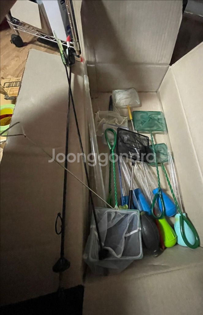 해수용품 집게뜰채스포이드,부품용잡동사니,히터정리--3